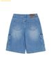  Quần Short MLB Women's Basic Cargo Denim Shorts New York Yankees 3FDPB0453-50INS Màu Xanh 