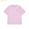  Áo Phông ADLV Ac Bear One Tone Basic Logo Short Sleeve T-Shirt Hồng 