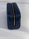  Túi Cầm Tay Coach Small Travel Kit With Car Print Deep Blue Multi CEK63 