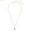  Dây Chuyền Swarovski Chroma pendant Pear cut, Green, 18k gold finish 5648751 