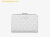 Ví Michael Kors Jet Set Medium Signature Logo Bi-Fold Wallet 35F3GTVF2V - OPTIC WHITE