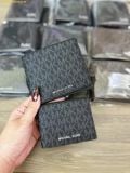  Ví Nam Michael Kors Cooper Logo Billfold Wallet With Passcase Black Set 2 Ví 36U9LCRF6B 