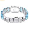  Đồng Hồ Swarovski Watch Octagon cut bracelet, Blue 