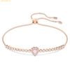  Lắc tay SWAROVSKI One bracelet Heart, Pink, Rose gold-tone plated 5646745 