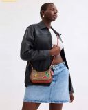  Túi Đeo Vai Coach Teri Mini Crossbody Bag In Signature Canvas With Sticker Print Size 20 