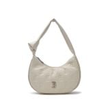  Túi Đeo Vai MLB Classic Monogram Crack Embo Hobo Bag New York Yankees Boston Redsox 3Abqmv15N Màu Đen / Trắng / Xám 