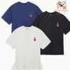  Áo MLB Heart Small rogo Overfit Short Sleeve T-Shirt New York Yangkis 3Atsh0133 màu đen trắng xanh navy 