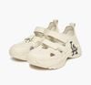 Giày Sandal MLB Big Ball Chunky Mask Los Angeles Dogers 33ASDCH133-07CRS Màu Trắng Kem