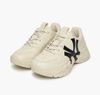  Giày Thể Thao MLB Bigball Chunky A New York Yankees 3Ashc104N-50Bgs Chữ Ny Da Trắng Ngà 
