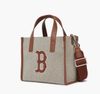  Túi Đeo Chéo MLB Basic Big Logo Canvas Small Tote Bag 3AORS062N-43BRD Màu Nâu 