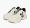  Giày Thể Thao MLB Big Ball Chunky Diamond Monogram New York Yankees 3Ashcdm2N-50Bks Màu Trắng Kem Viền nhung màu đen 