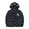  Áo Khoác Lông MLB Dia Monogram All Over Hooded Eco Fur Jumper New York Yankees 3AFDM0226-50BKS Màu Đen 