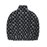  Áo Khoác Lông MLB Classic Monogram Front Panel Pattern Fleece Jumper New York Yankees 3AFDM0126-50BKS Màu Đen 