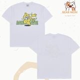  Áo ADLV Retro Heart Bear Short Sleeve T-Shirt màu đen và trắng 