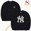 Áo Nỉ Sweater MLB Monogram Logo Overfit Sweatshirt New York Yankees 3Amtm0124 Màu xanh lá đen trắng 
