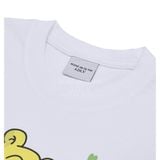  Áo ADLV Retro Heart Bear Short Sleeve T-Shirt màu đen và trắng 