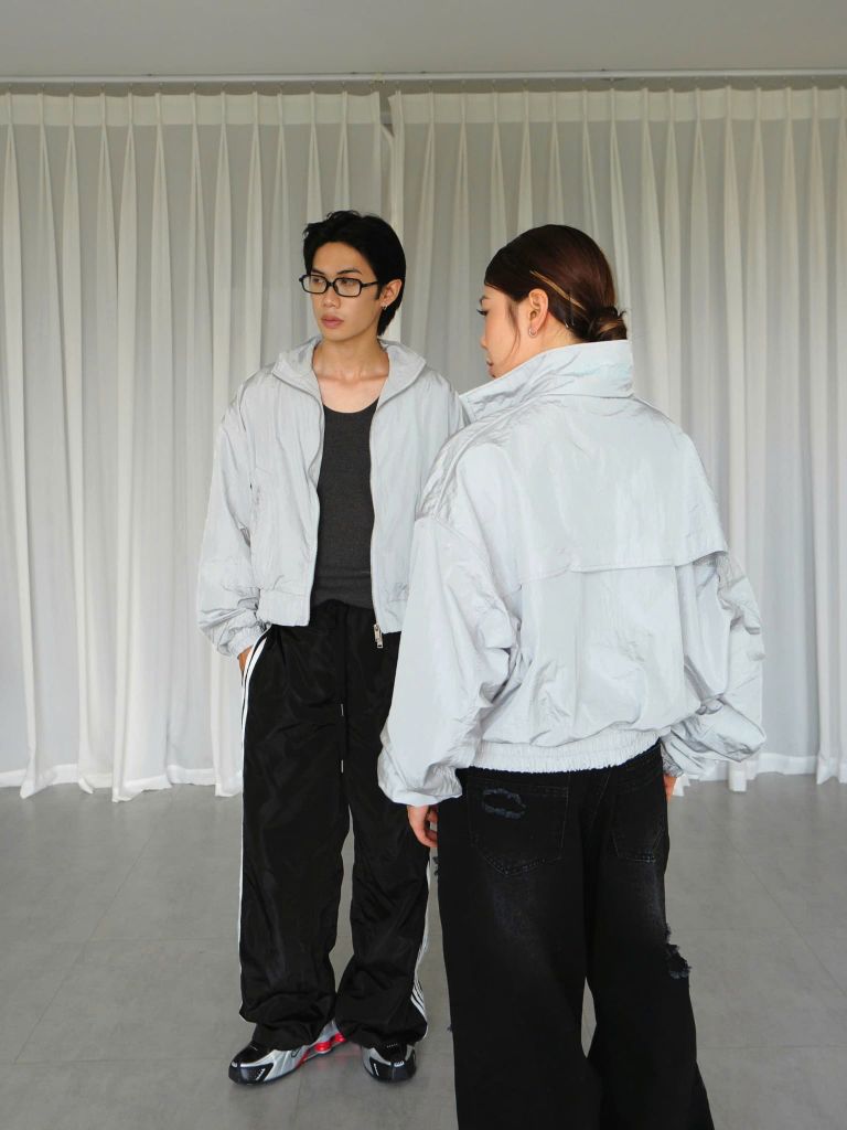 Áo Khoác Gió Nhăn Thêu Chữ NEWSEVEN Cloud Ultra-light Douzip Jacket NAK.522