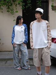 Áo Thun Dài Tay Phối Camo NEWSEVEN Raglan Waffle Longsleeve Camo ADT.542