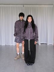 Áo Khoác Gió Nhăn Thêu Chữ NEWSEVEN Cloud Ultra-light Douzip Jacket NAK.522