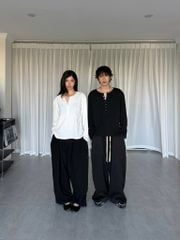Áo Thun Dài Tay Thêu Chữ Nseven Gallery NEWSEVEN Button Henley ADT.547