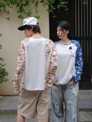Áo Thun Dài Tay Phối Camo NEWSEVEN Raglan Waffle Longsleeve Camo ADT.542