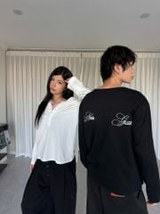 Áo Thun Dài Tay Thêu Chữ Nseven Gallery NEWSEVEN Button Henley ADT.547