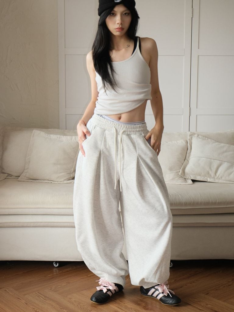 Quần Dài Form Rộng NEWSEVEN Wide Leg Pleated Pants QD.416