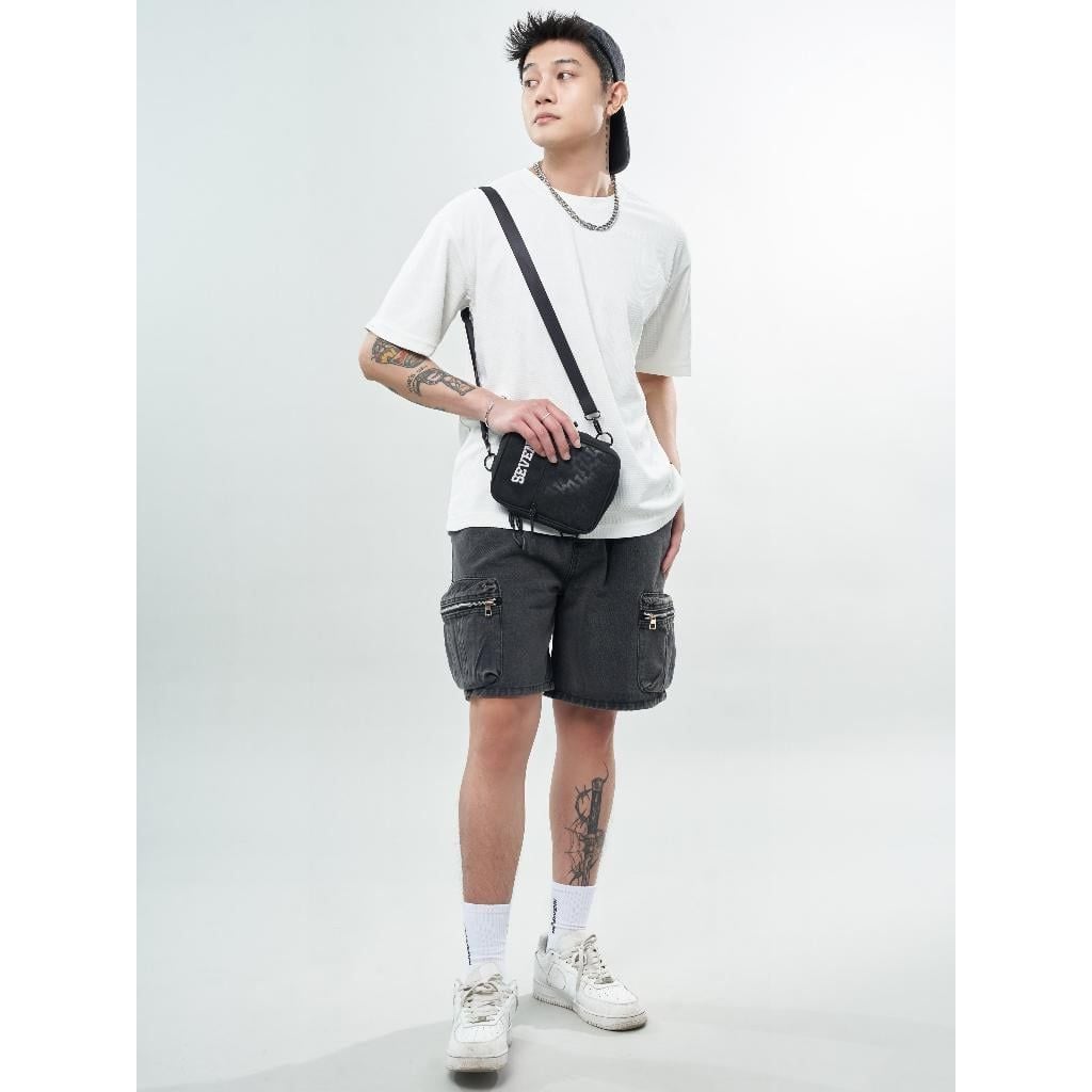 Quần Short Demin NEWSEVEN Denim Zip QS.329