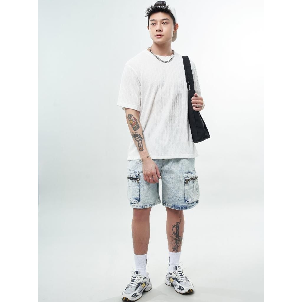 Quần Short Demin NEWSEVEN Denim Zip QS.329