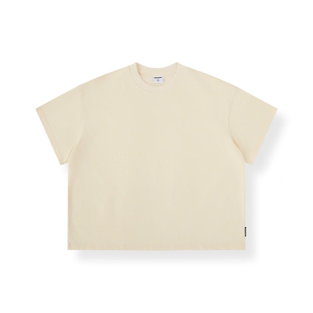 Áo Thun Trơn COTTON COMFITEX FABRIC CHỐNG NHĂN 240Gsm NEWSEVEN Form Boxy NAT.499