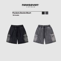 Quần Short Denim Túi Hộp NEWSEVEN Pockets Denim QS.344