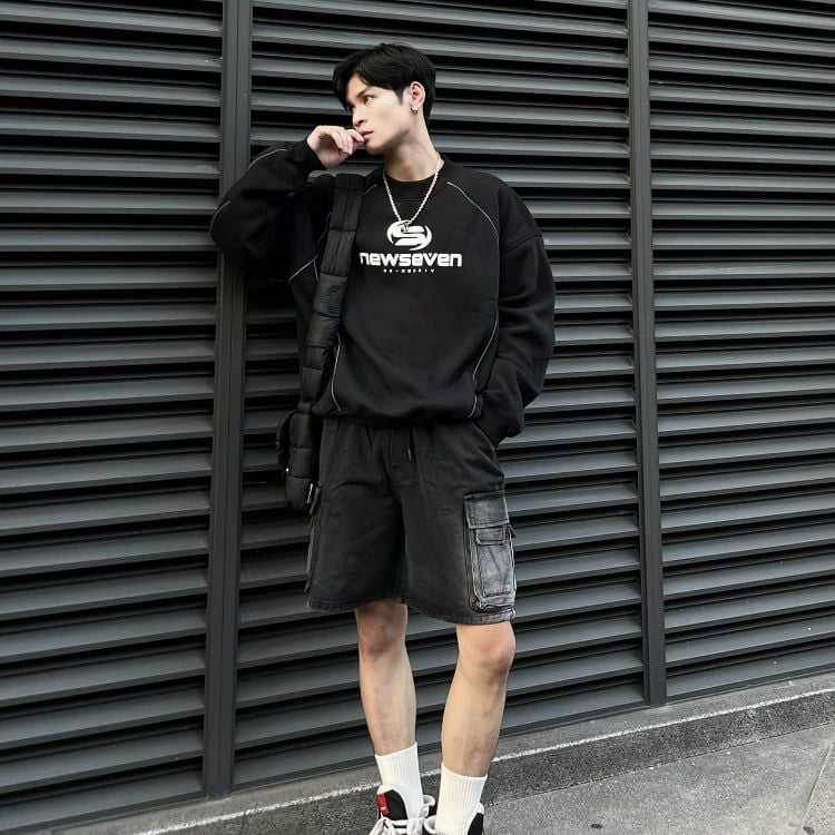 Quần Short Denim Túi Hộp NEWSEVEN Pockets Denim QS.344