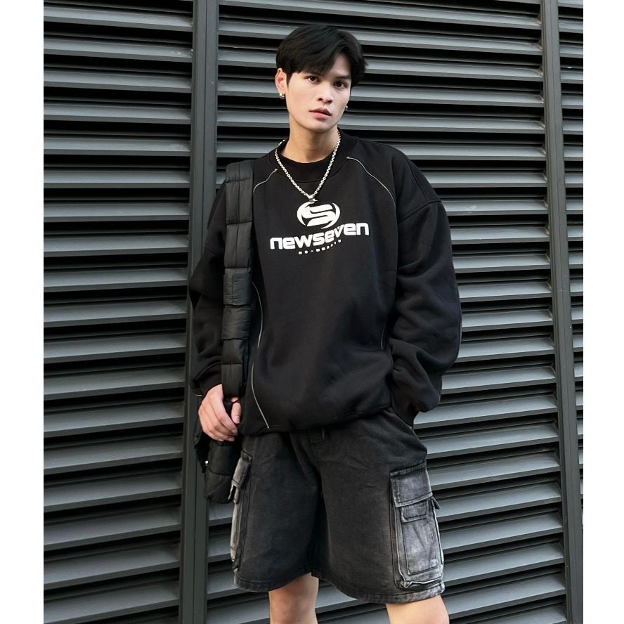 Quần Short Denim Túi Hộp NEWSEVEN Pockets Denim QS.344