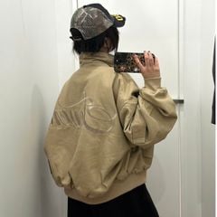 Áo Khoác Kaki Trần Bông NSEVEN Kaki Bomber Jacket Winter2025 NAK.453