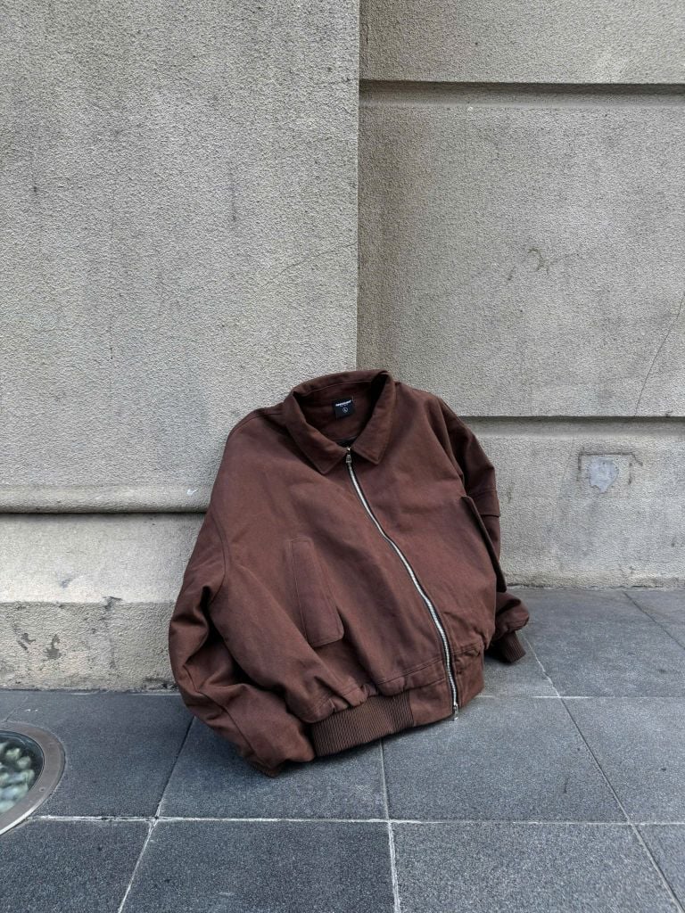 Áo Khoác Kaki Trần Bông NSEVEN Kaki Bomber Jacket Winter2025 NAK.453