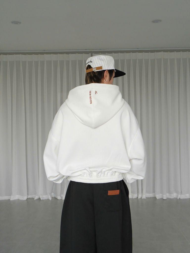 Áo Khoác Nỉ Boxy NSEVEN SEPTGALLERY Boxy Zip Jacket NHD.490