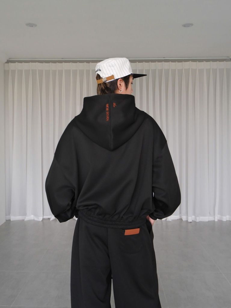 Áo Khoác Nỉ Boxy NSEVEN SEPTGALLERY Boxy Zip Jacket NHD.490