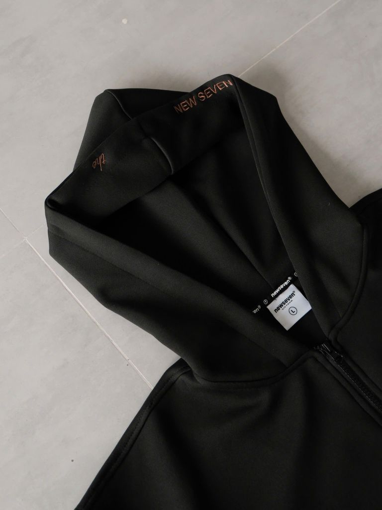Áo Khoác Nỉ Boxy NSEVEN SEPTGALLERY Boxy Zip Jacket NHD.490