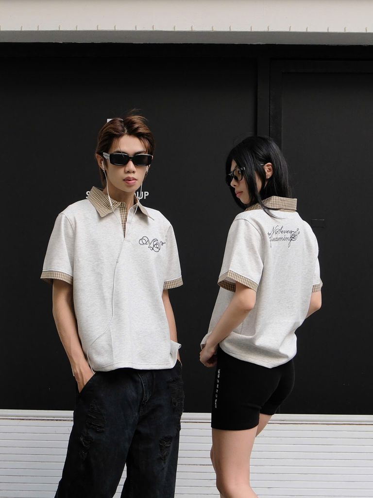 Áo Polo NSEVEN GleamingSS the first NEWSEVEN Phối Cổ Caro NAT.506