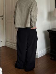 Quần ống thụng xếp ly NEWSEVEN 5B Cascade Trousers NQD.501