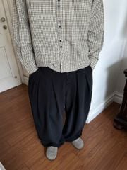 Quần ống thụng xếp ly NEWSEVEN 5B Cascade Trousers NQD.501
