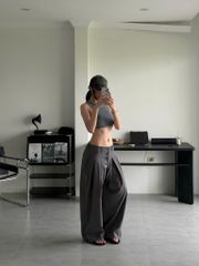 Quần ống thụng xếp ly NEWSEVEN 5B Cascade Trousers NQD.501