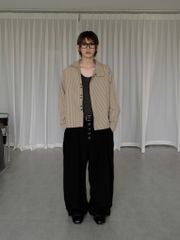 Quần ống thụng xếp ly NEWSEVEN 5B Cascade Trousers NQD.501