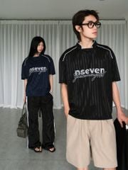 Áo Thun Jersey Cộc Tay NEWSEVEN Shadow Stripe Jersey NAT.508