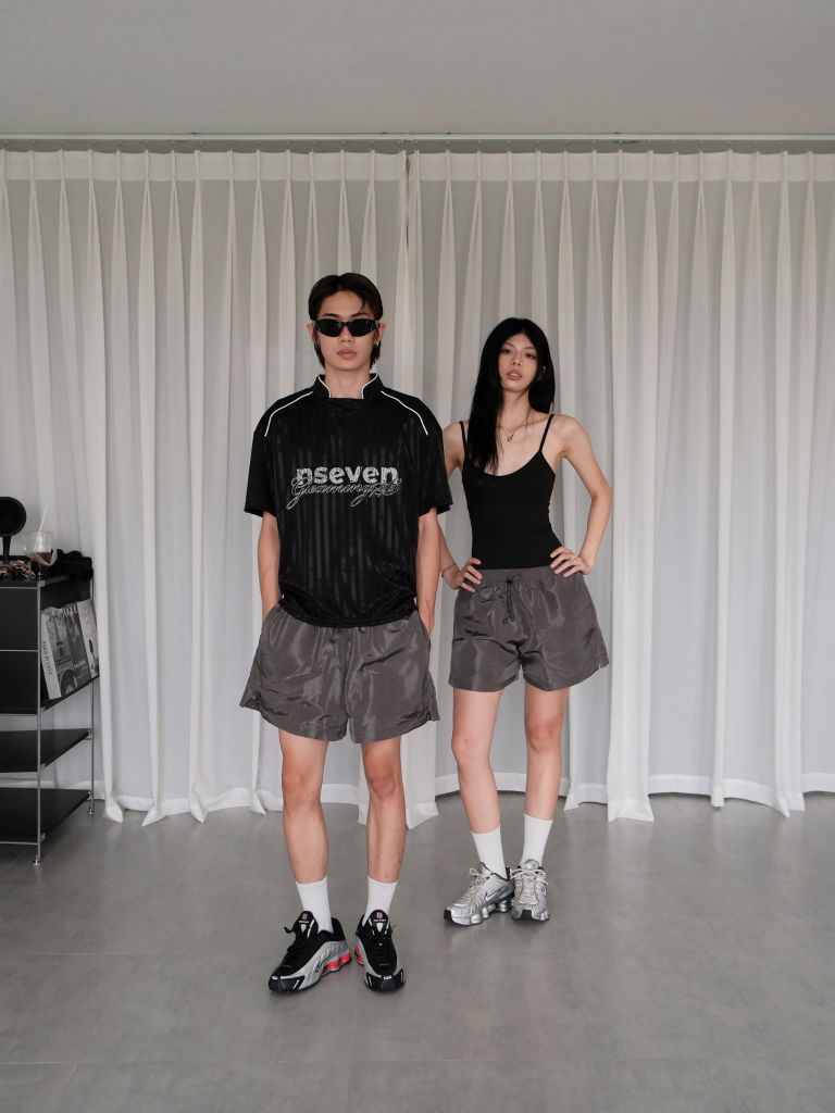 Quần Short Dù Thêu NSeven Signature Logo Short NQD.514