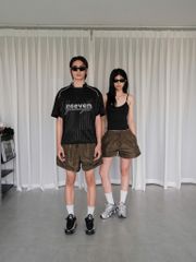 Quần Short Dù Thêu NSeven Signature Logo Short NQD.514