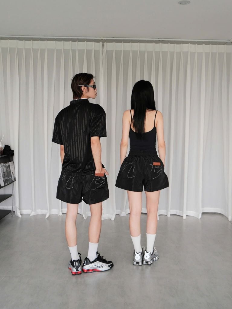 Quần Short Dù Thêu NSeven Signature Logo Short NQD.514