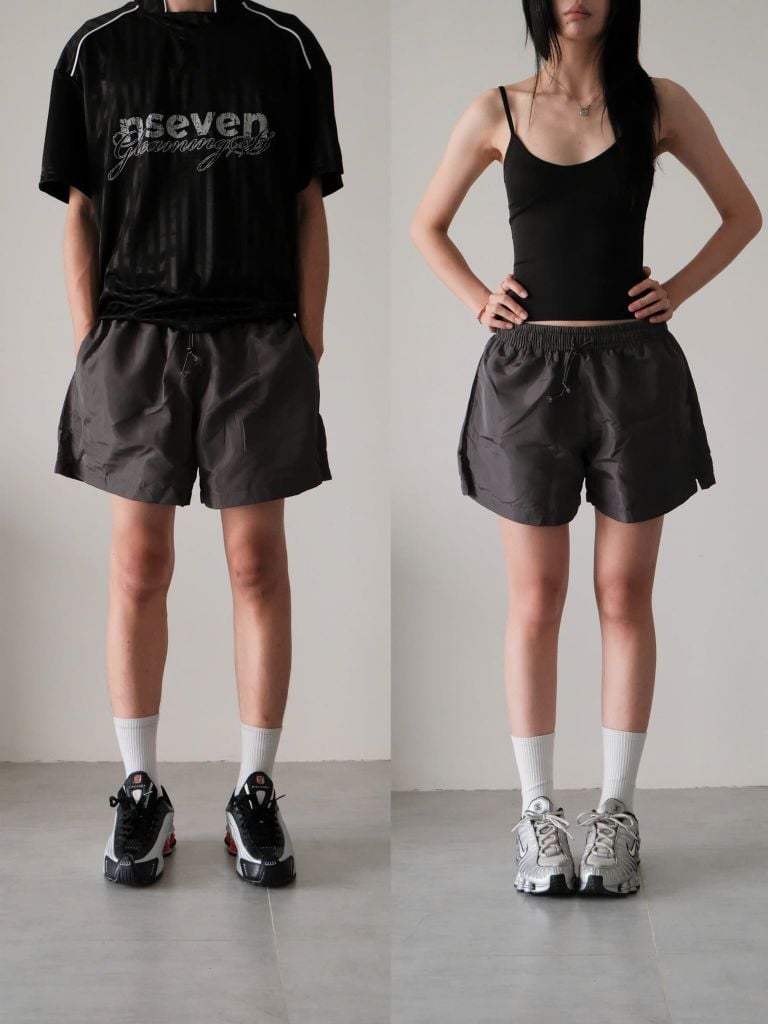 Quần Short Dù Thêu NSeven Signature Logo Short NQD.514