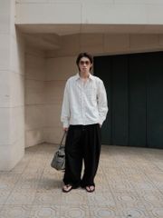Áo Sơ Mi Dài Tay Kẻ Sọc NEWSEVEN Soft Sage Stripe Shirt NSM.518
