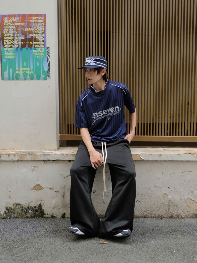 Áo Thun Jersey Cộc Tay NEWSEVEN Shadow Stripe Jersey NAT.508